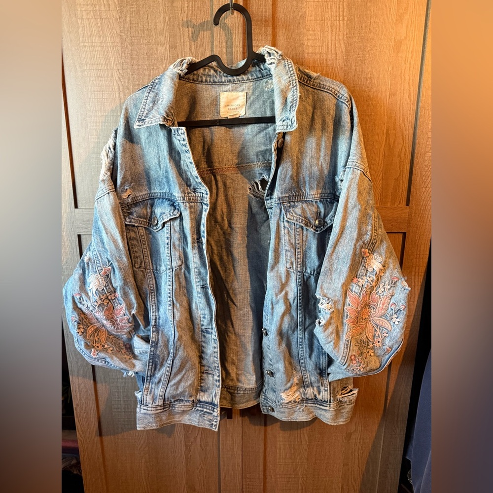 Distressed Denim Jacket